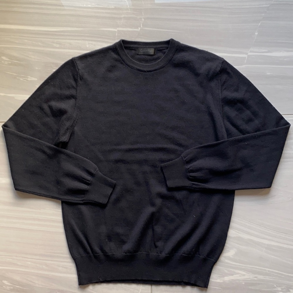 Calvin Klein Collection 100% Merino Wool Sweater - Made in Italy